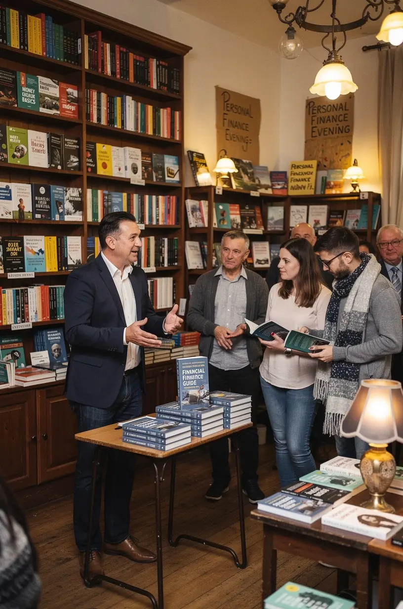 Blogíró szakértő magyarázza a költségvetés alapjait egy laptop előtt.